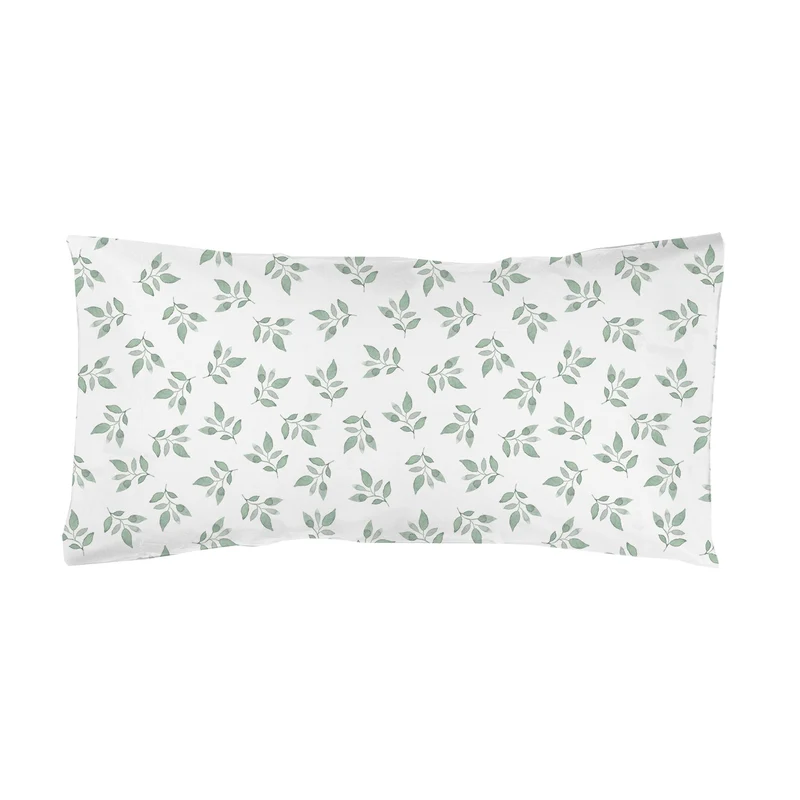 Funda de almohada estampada Hojitas