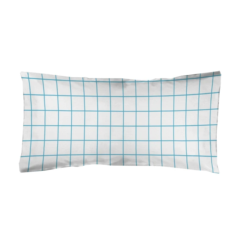 Funda de almohada estampada Cuadro Blue
