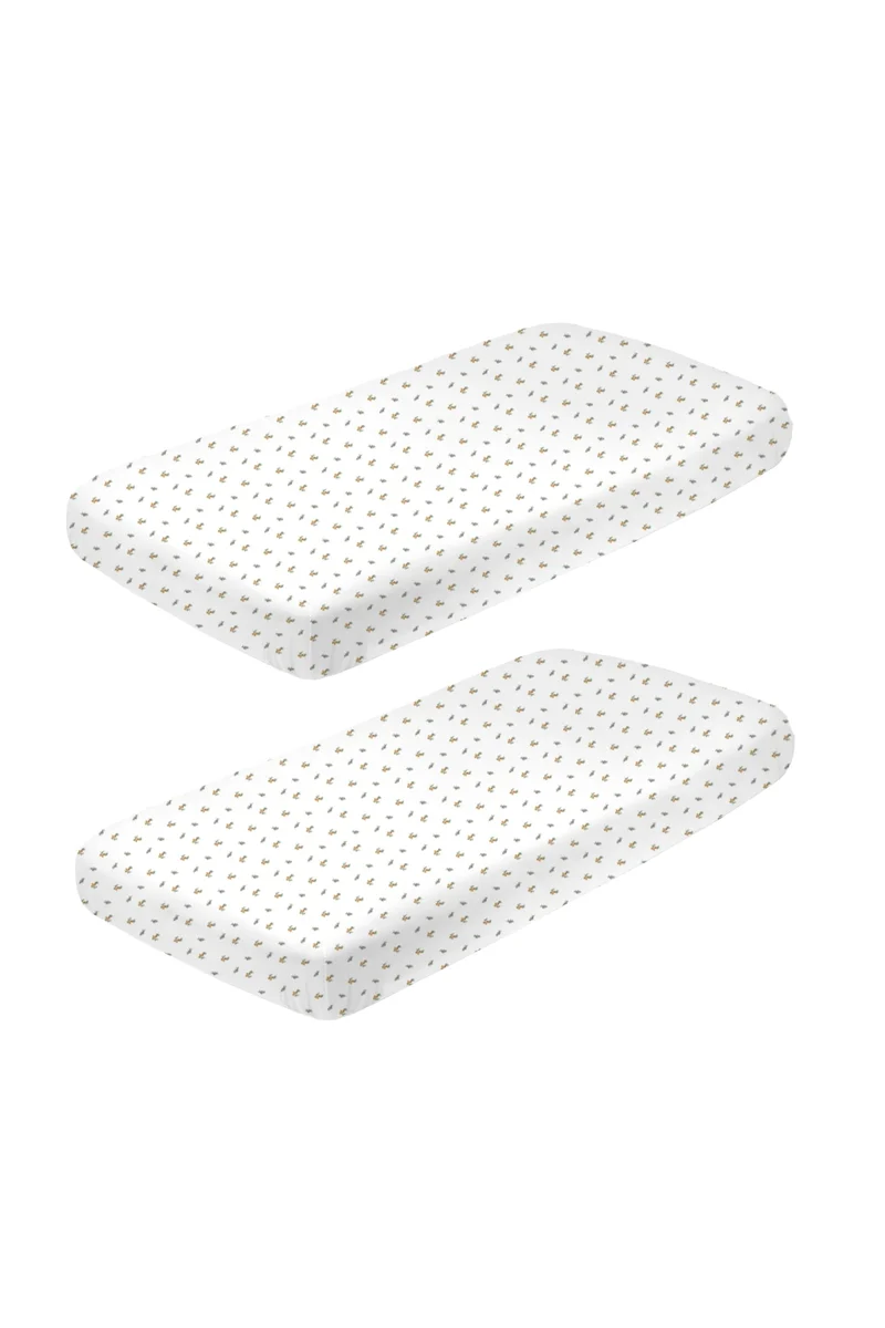 Pack Sábanas Bajeras Infantiles Flor Amarilla