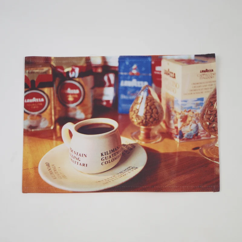 Mantel individual foto taza guatemala