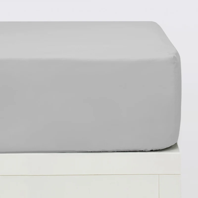 Sabanas bajeras gris perla basic plus