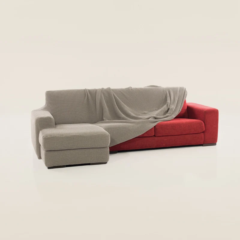 Funda de sofá chaise longue b/corto glamour