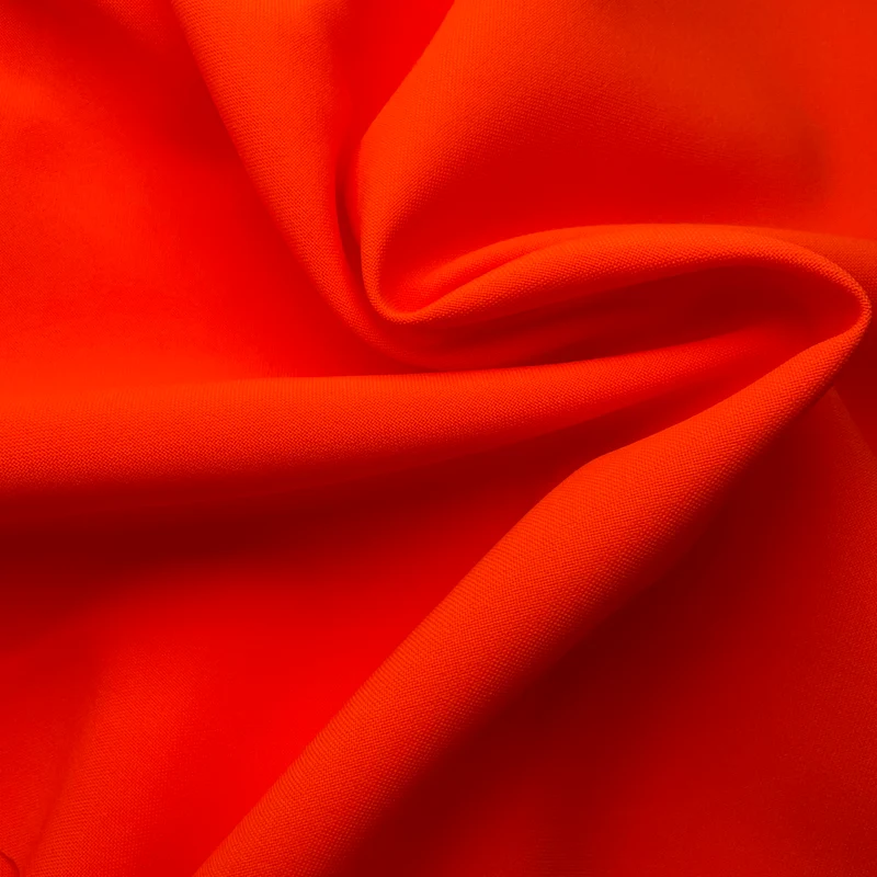 Stretch Liso - Naranja Fluorescente