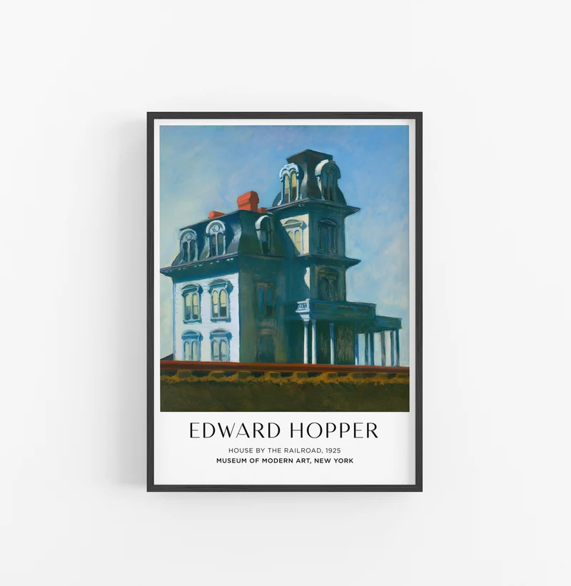Cuadro Edward Hopper House By The Railroad
