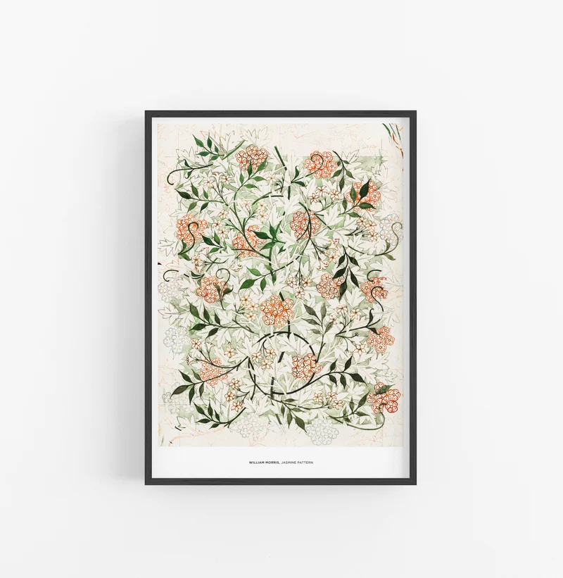 Cuadro William Morris Jasmine Pattern