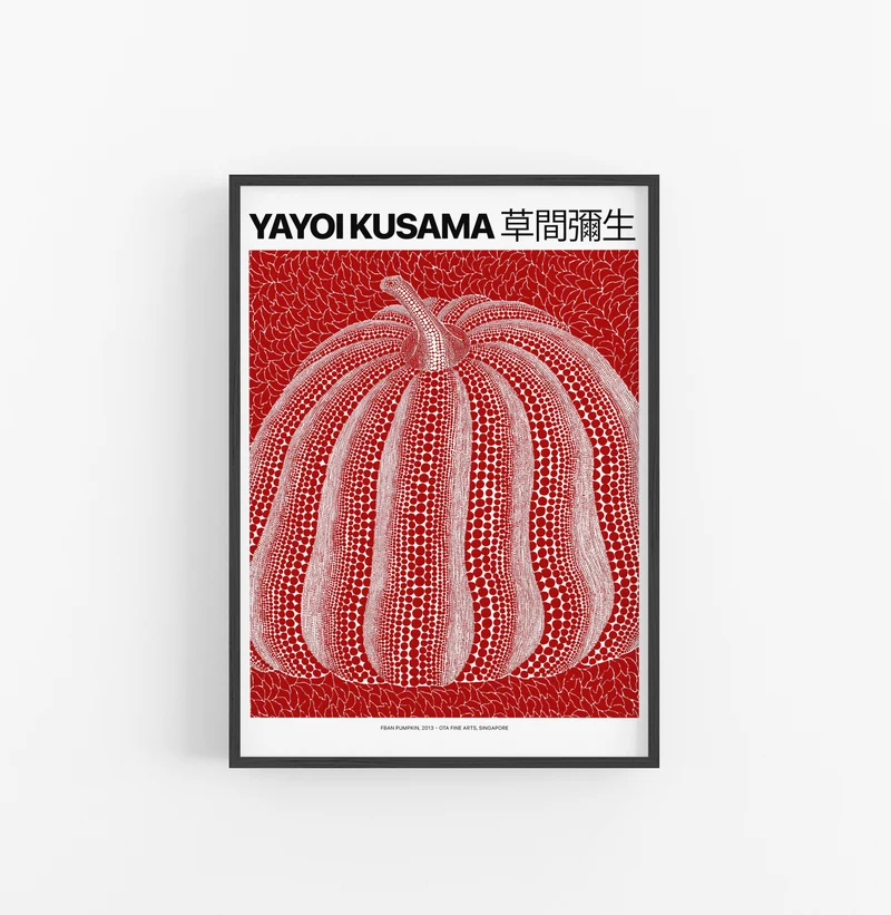 Cuadro Yayoi Kusama Fban Pumpkin