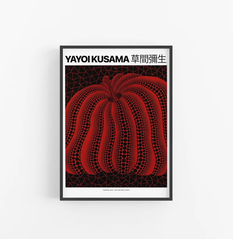 Cuadro Yayoi Kusama Pumpkin