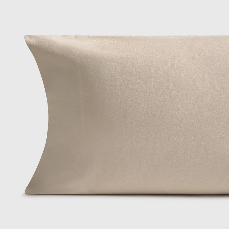 Funda de almohada lino y algodón Linlov