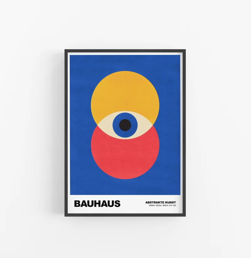 Cuadro Bauhaus Un Ojo
