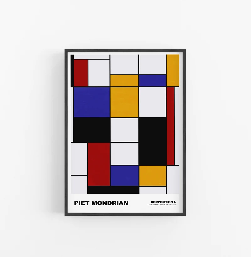 Cuadro Piet Mondrian Composition