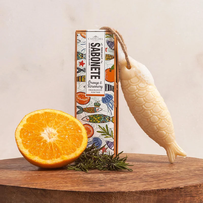 Jabón Sardina Naranja Y Romero 80g