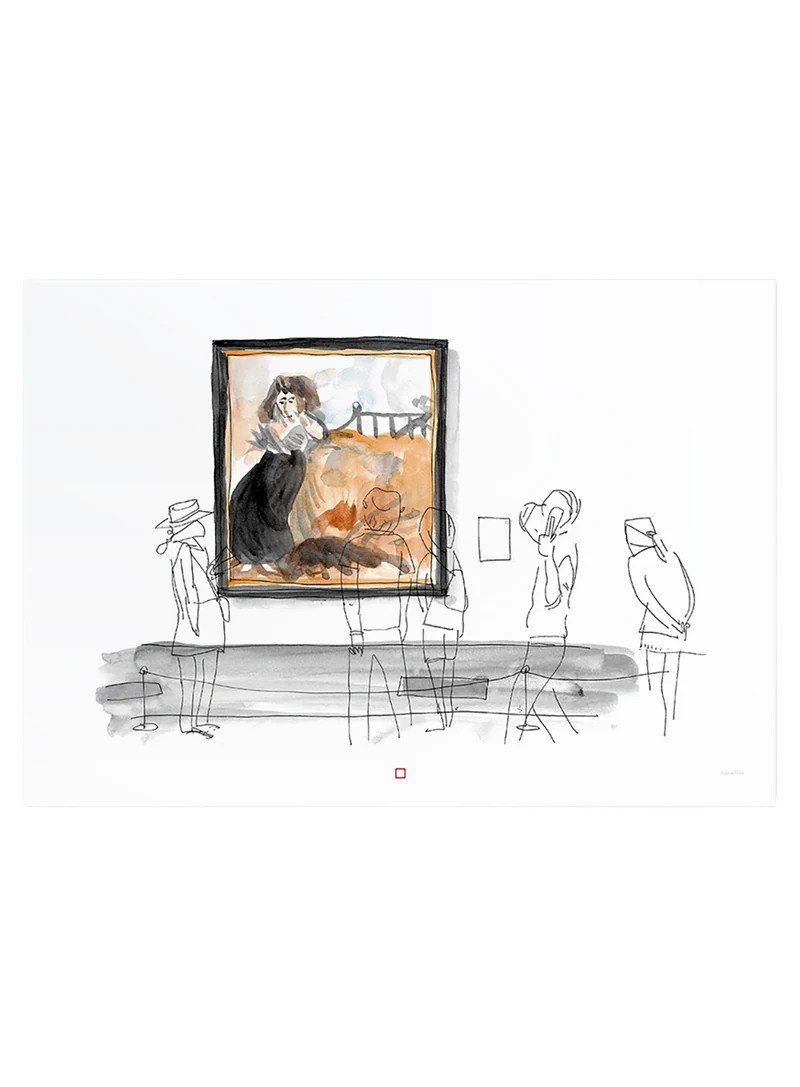 Lamina Madrid A5 Pintura De Goya