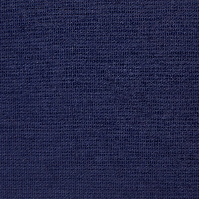 Tela de Mezcla de Lino 200g/m2 1.35m de Ancho | Azul marino