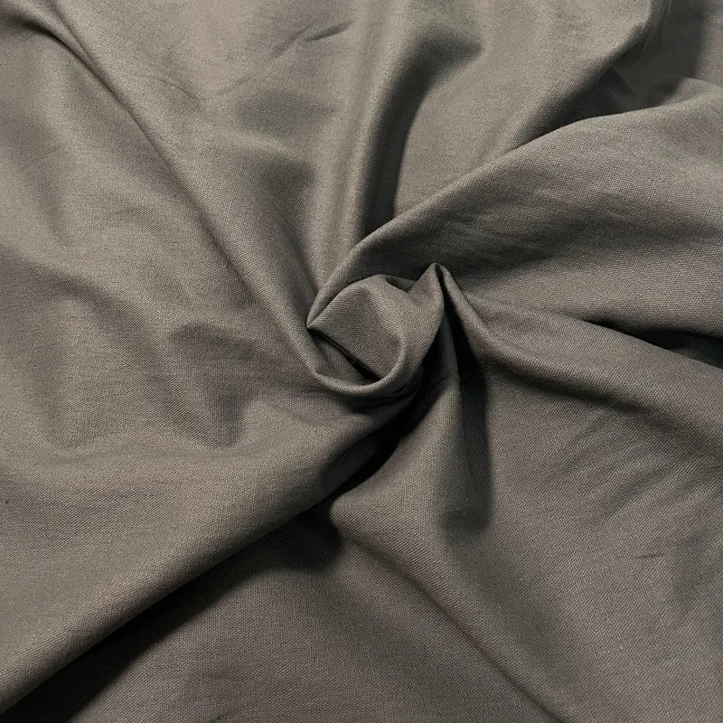 Tela de Mezcla de Lino 200g/m2 1.35m de Ancho | Gris oscuro