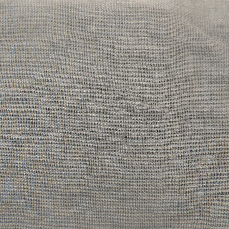 Tela de lino 100% 165 g/m² 1.3 metros de ancho - Gris Oscuro
