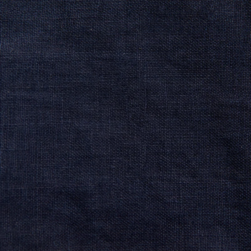 Tela de lino 100% 165 g/m² 1.3 metros de ancho - Azul Petróleo