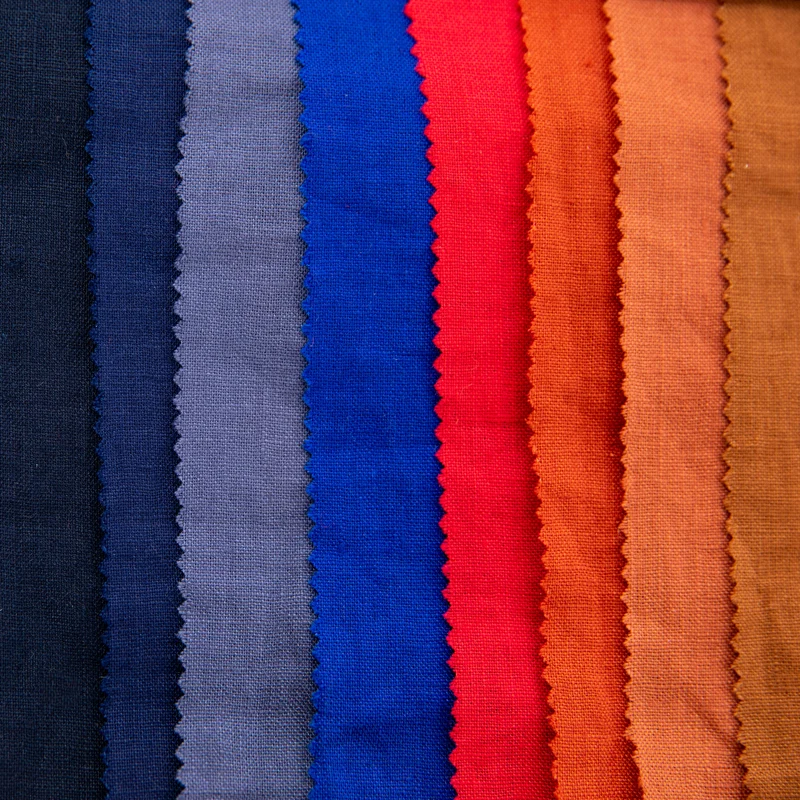 Tela de lino 100% 165 g/m² 1.3 metros de ancho - Azul Petróleo