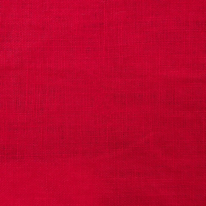Tela de lino 100% 165 g/m² 1.3 metros de ancho - Rojo