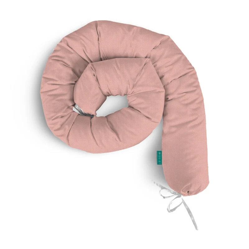 Rulo protector cuna Liso Rosa