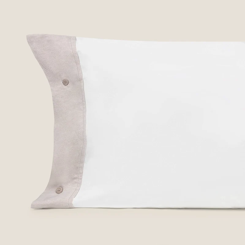 Funda de almohada algodón 200 hilos acabado oxford Oxfi