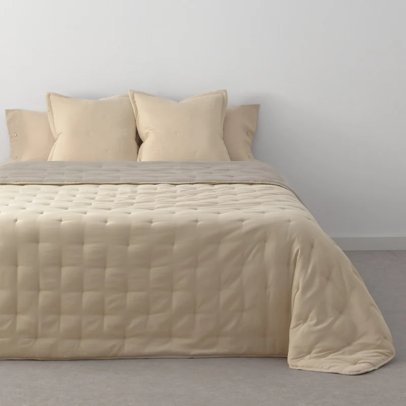 Edredón liso reversible Rustcol