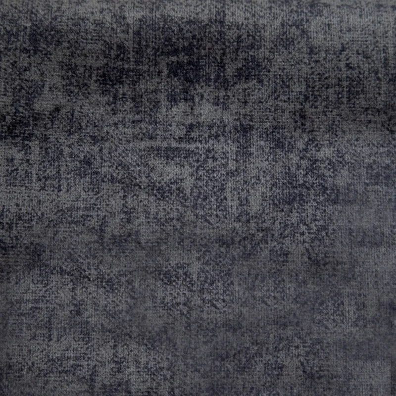 Tela de terciopelo rayado para tapicería - Fana - Negro
