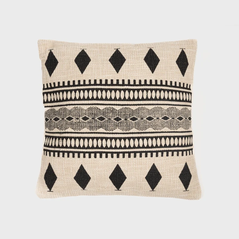 Cojín cuadrante algodón Fauno 45x45 - funda + relleno