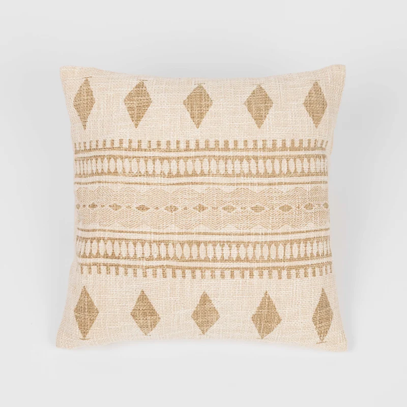Cojín cuadrante algodón Fauno 45x45 - funda + relleno