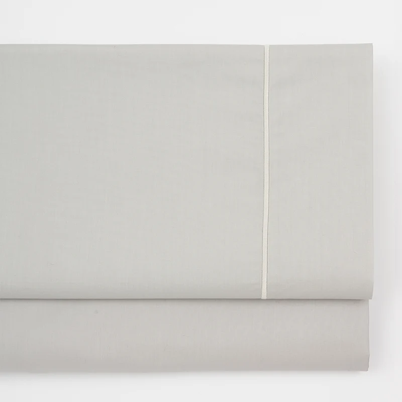 Sábana Encimera Percal 200 Hilos 270x310 | ROY | Gris Claro