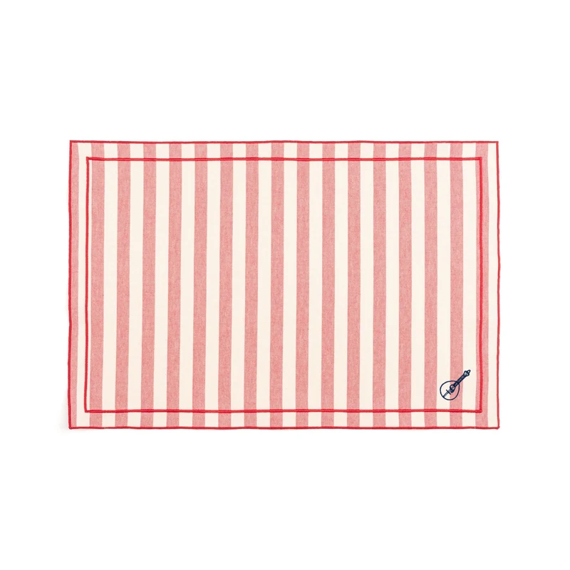 Roupa de mesa Barra, em algodão, com motivos inspirados em Portugal bordados