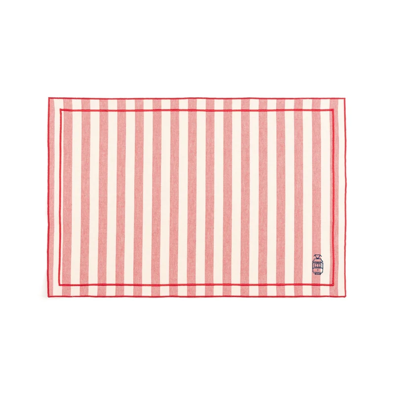 Roupa de mesa Barra, em algodão, com motivos inspirados em Portugal bordados