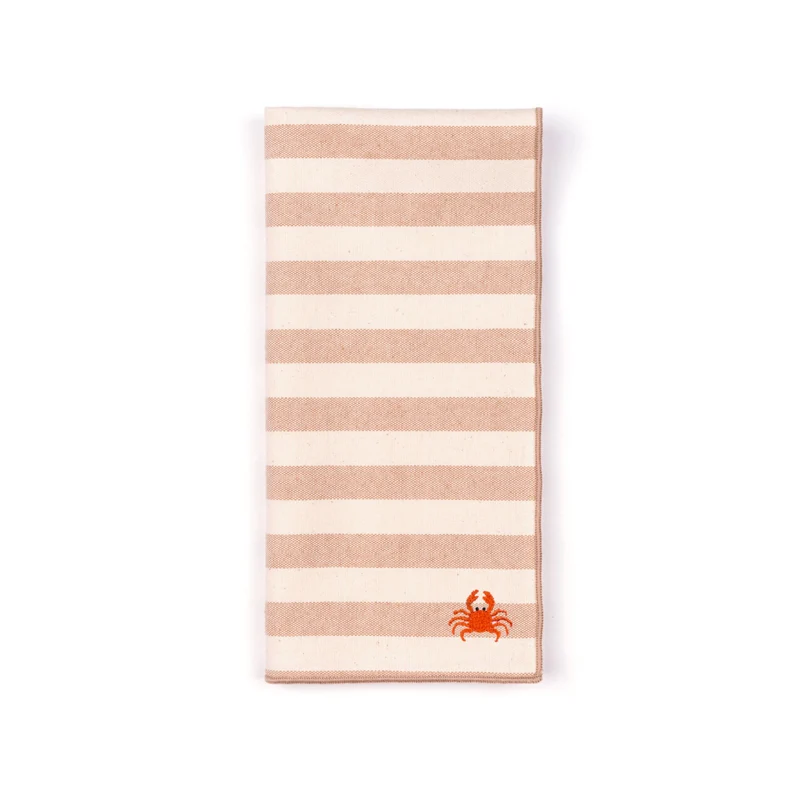 Roupa de mesa Barra, em algodão, com motivos de verão bordados