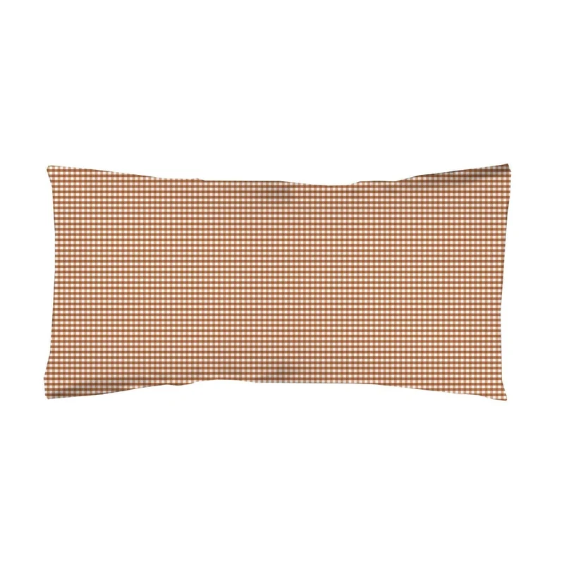Funda almohada estampada Bebé Vichy Marrón
