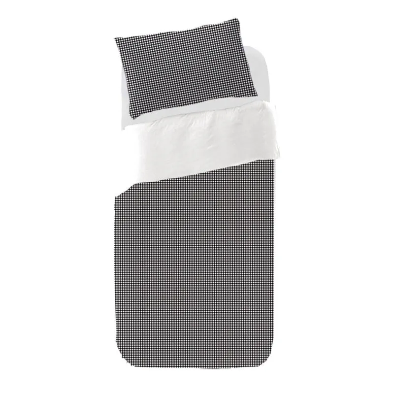 Funda nórdica Infantil Vichy Negro
