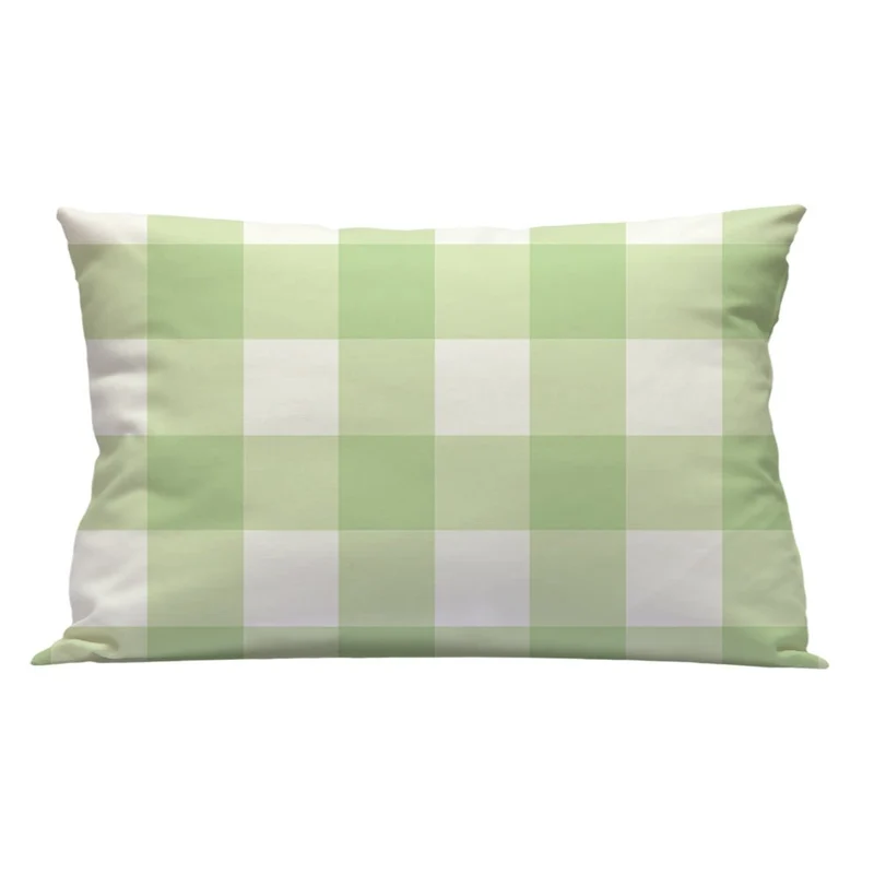 Funda cuadrante vichy L Pistacho