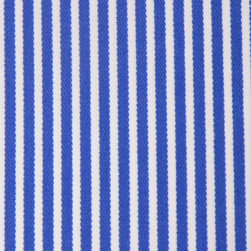 Tela de Sarga a Rayas Blancas 200g/m2 | Azul pastel