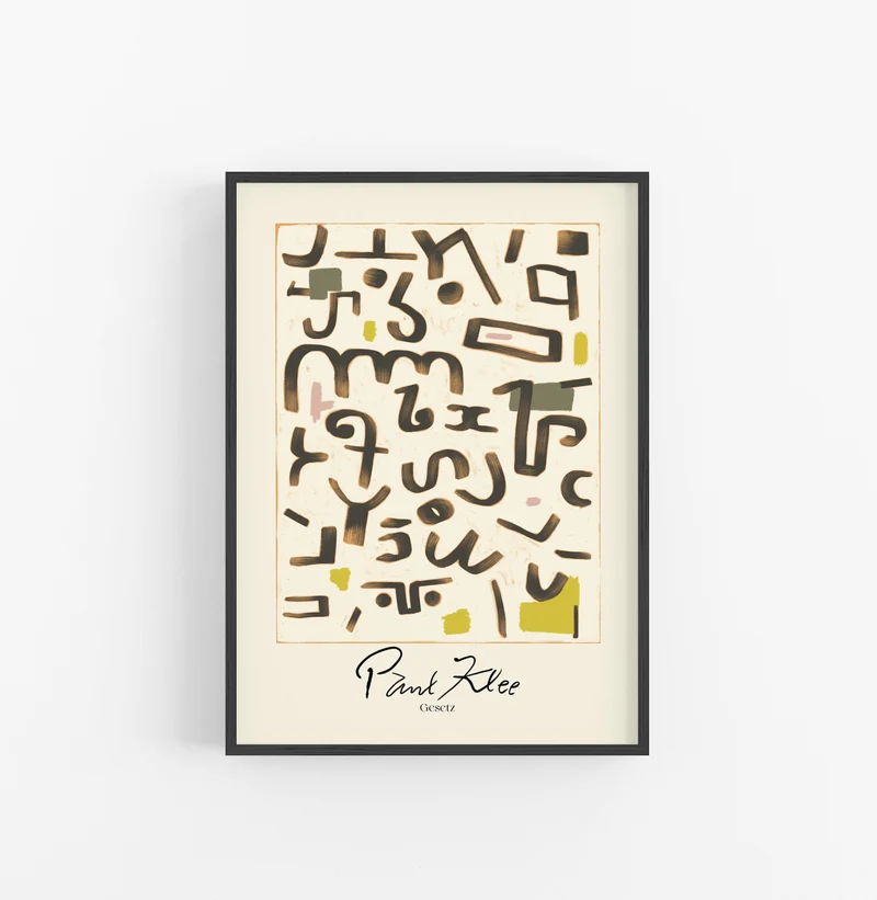 Cuadro Paul Klee Gesetz
