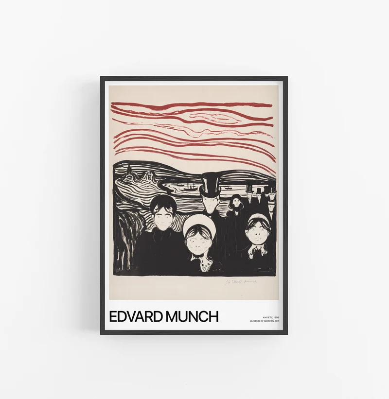 Cuadro Edvard Munch Anxiety