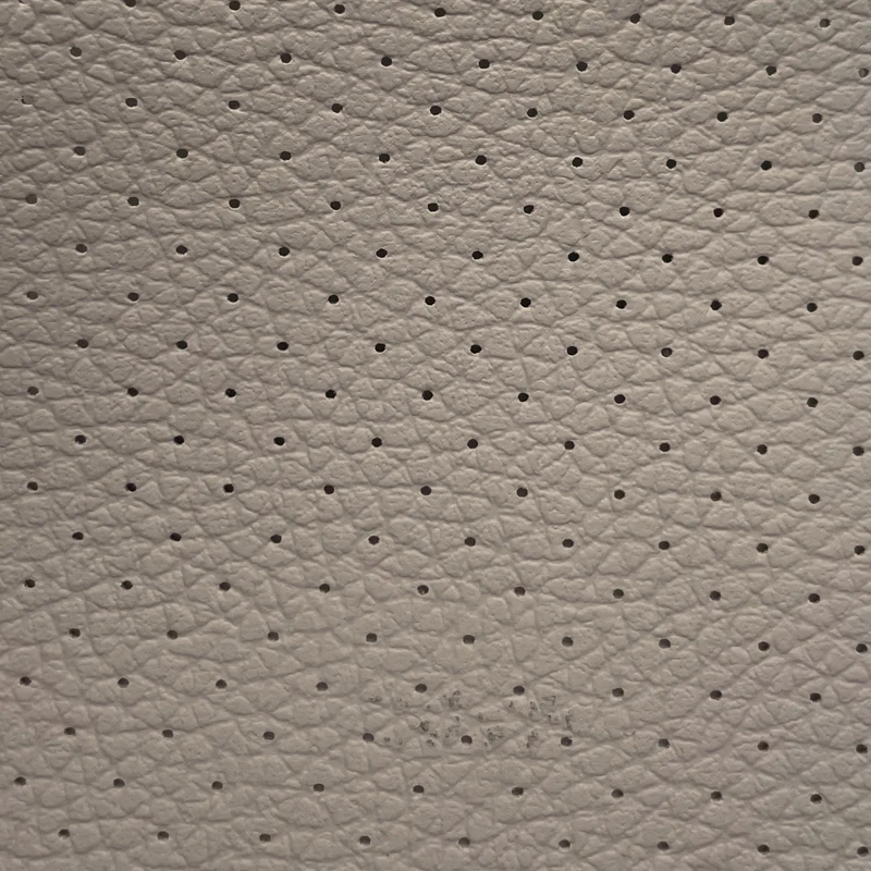 Polipiel Perforada para Sofás, Sillas y Coches | Gris Claro