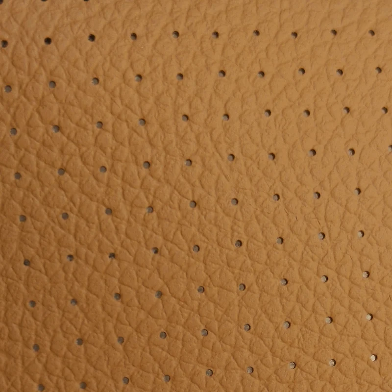 Polipiel Perforada para Sofás, Sillas y Coches | Beige Oscuro