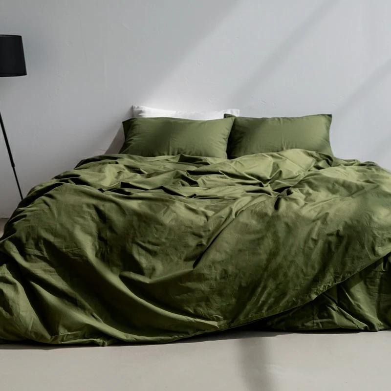 Basic Funda nórdica Verde oliva