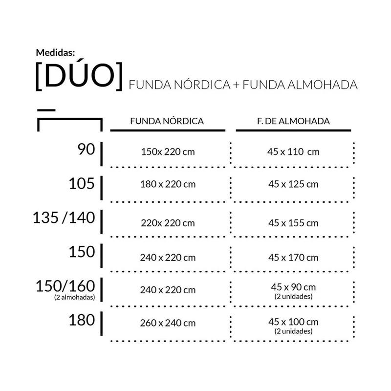 Dúo funda nórdica Brisa [3 colores]