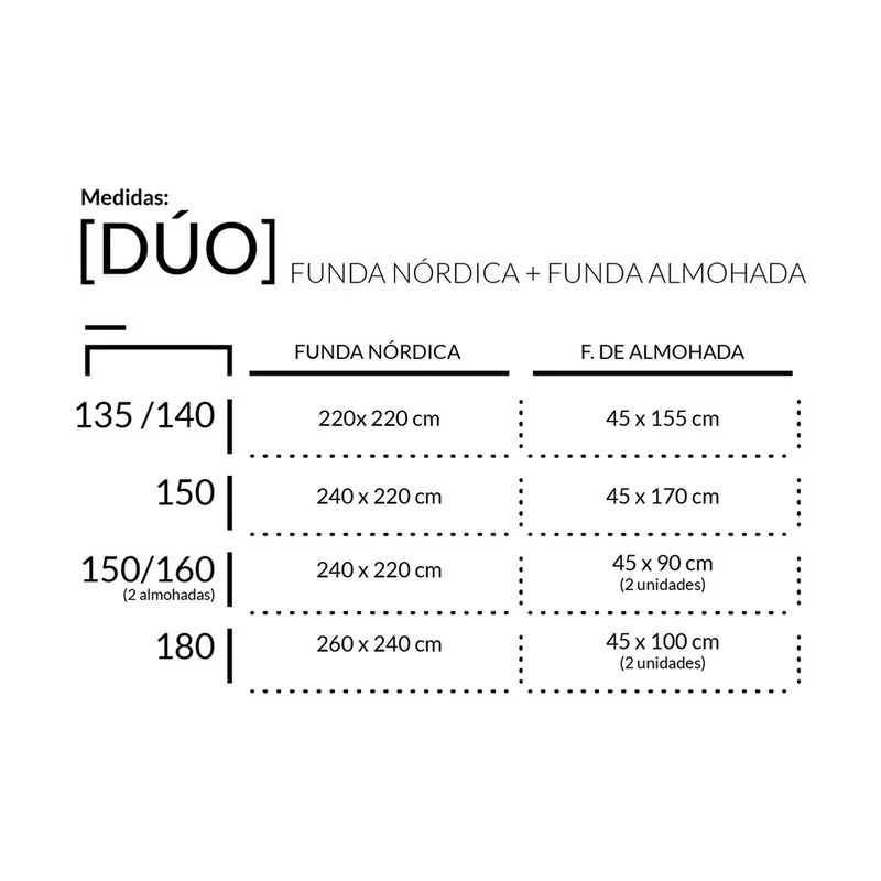 Dúo funda nórdica algodón Xara [2 colores]