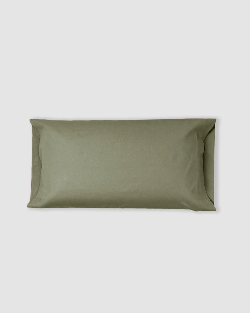 Funda de almohada algodón lisa