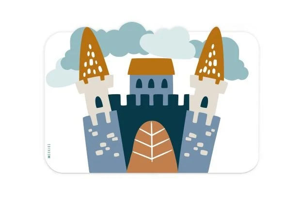 Mantel individual Infantil Castillo