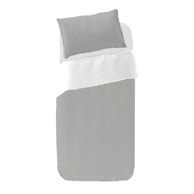 Funda nórdica Infantil Vichy Gris