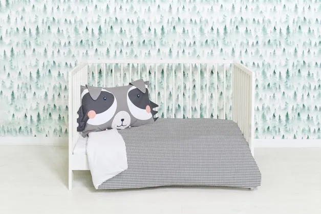 Funda nórdica Bebé Vichy Gris
