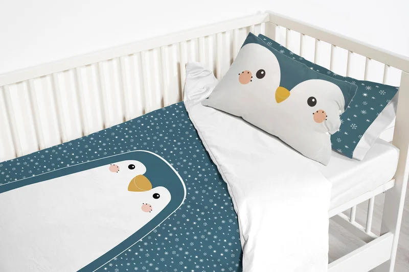 Funda nórdica Bebé Pingüino