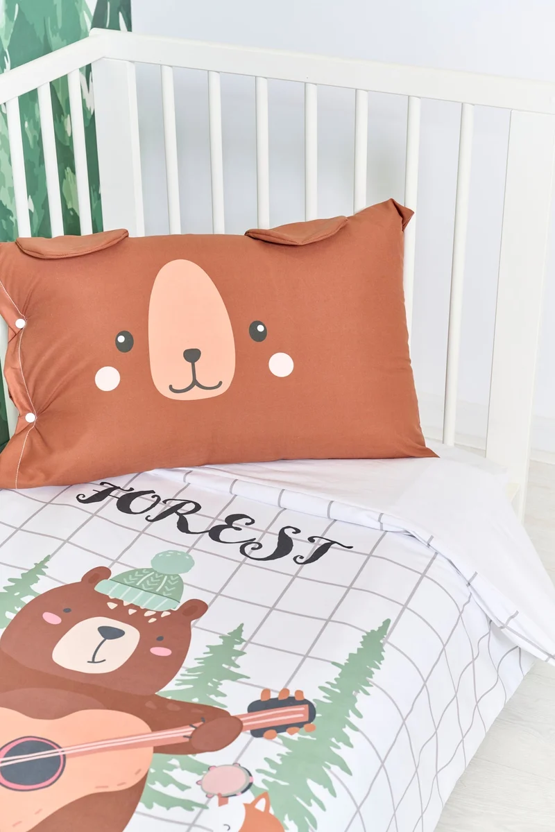 Funda nórdica Bebé Oso Bosque