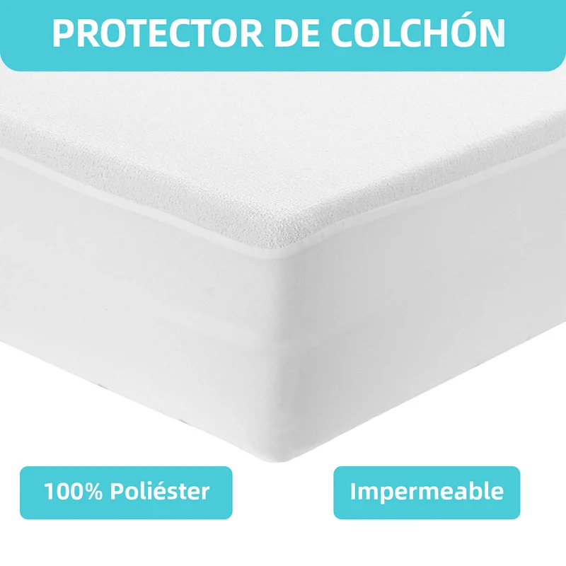 Protector de colchon Impermeable ajustable , maxima absorvencia - 105CM